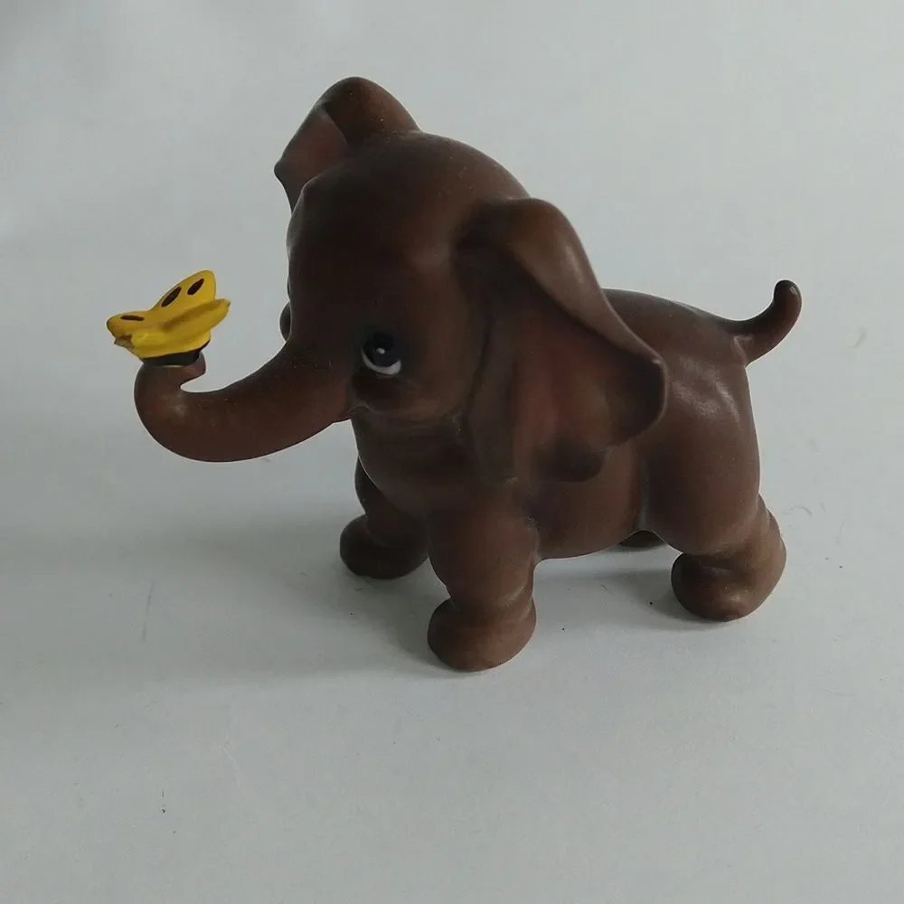 Josef Originals Elephant Butterfly Figurine George Good Vintage 60's